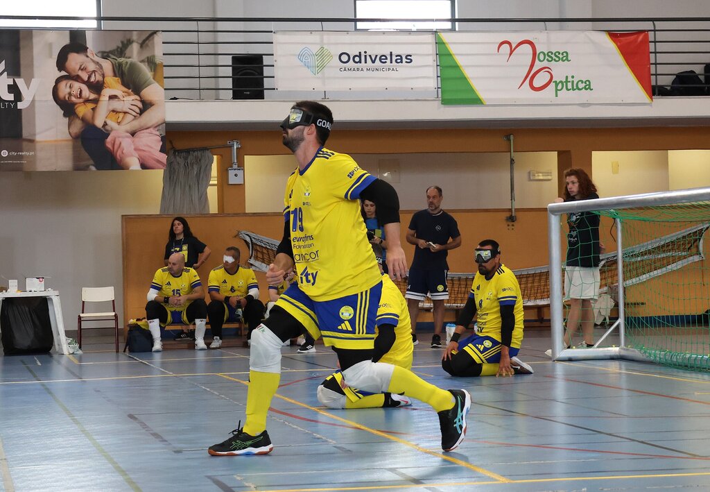 Competição internacional de Goalball em Odivelas
