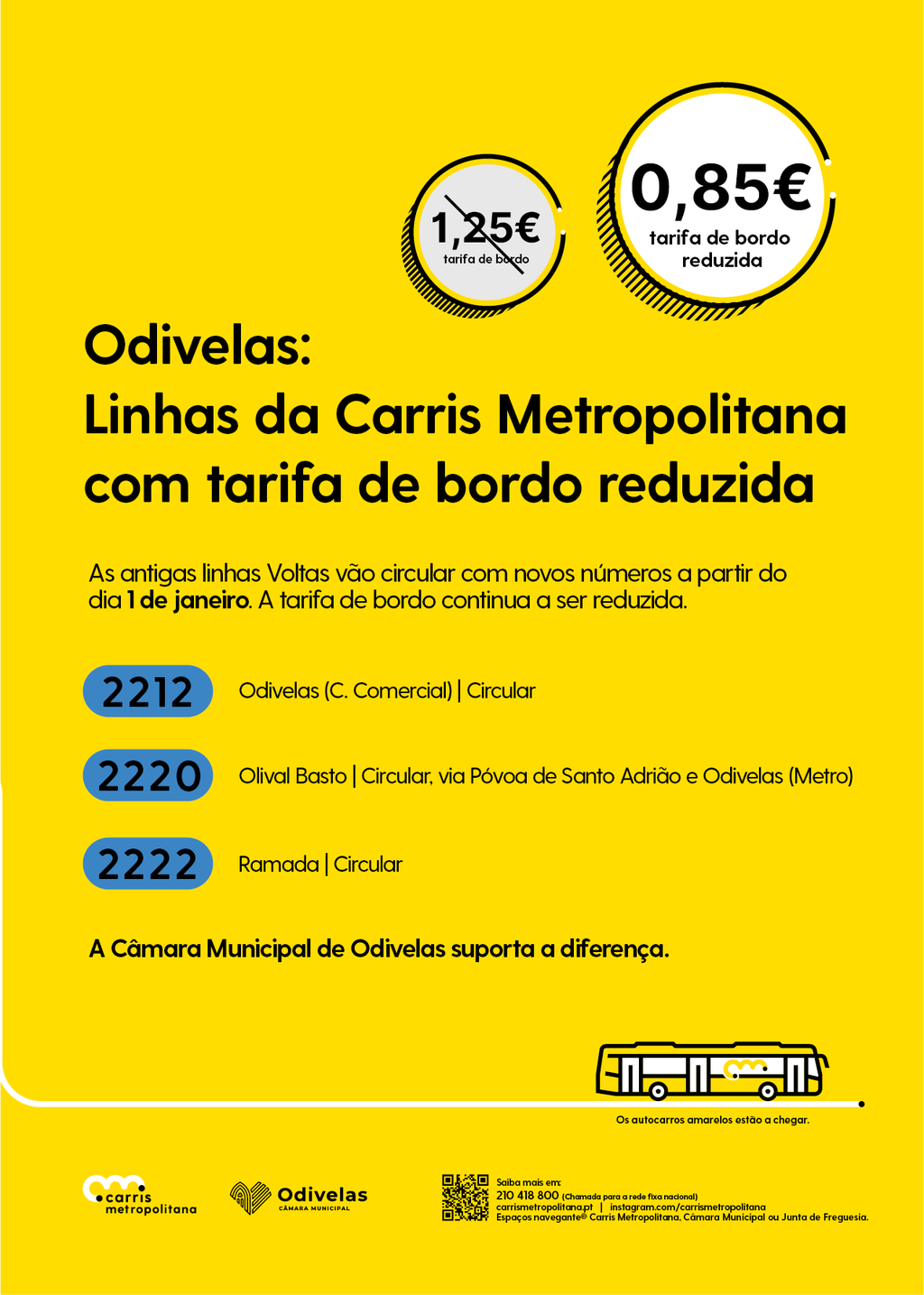 Tarifa Reduzida Odivelas